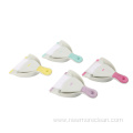 Adjustable broom and dustpan set with short handle